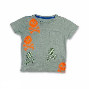 Mini Boden Skull Print Slub T-Shirt {2/3}